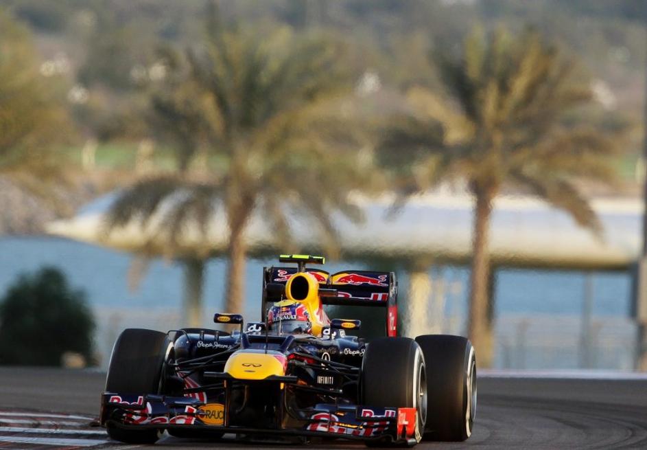 Webber Abu Dabi Dhabi trening formula 1