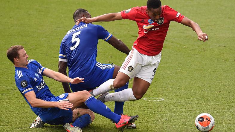 Anthony Martial Leicester Man Utd