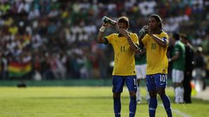 Ronaldinho Neymar Bolivija Brazilija prijateljska tekma