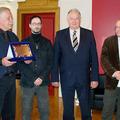 Alojzij Muhič je čestital predstavnikom zavoda za turizem in Anton Podbevšek Tea