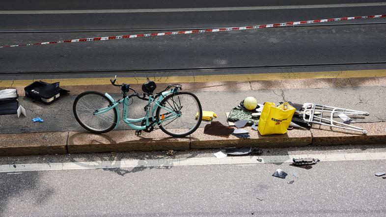 kolesar trčenje prometna nesreča