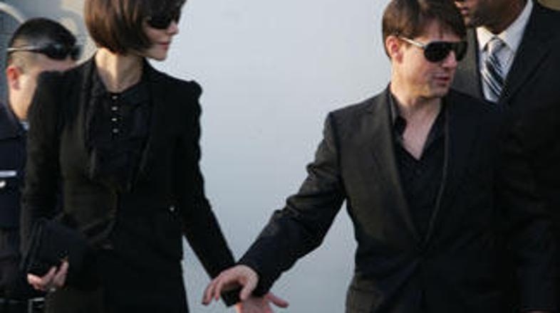 Samo za rože sta Tom in Katie dala 17.000 dolarjev.