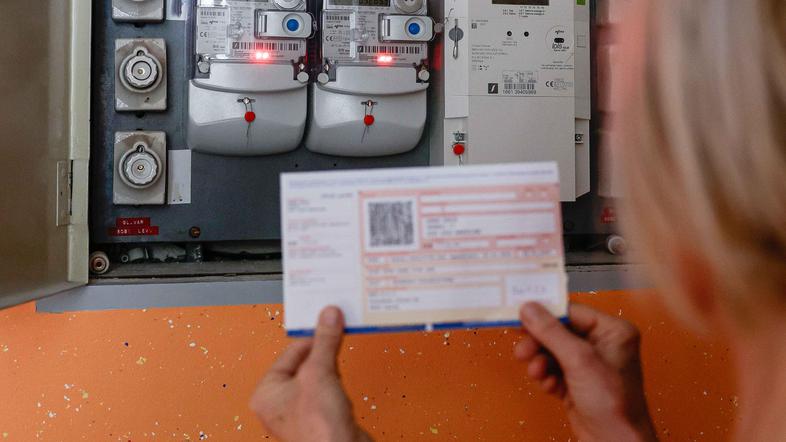 elektro števec, položnica za elektriko