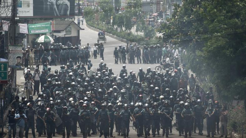 Bangladeš, spopadi, policija, islamisti