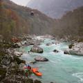 Reševanje kajakašice na Soči