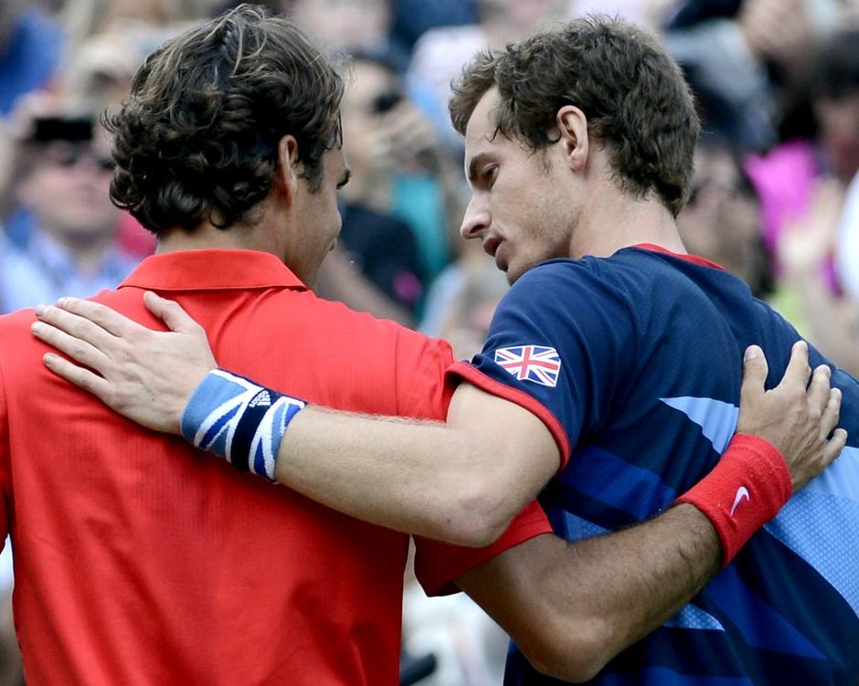 murray federer london 2012 | Avtor: EPA