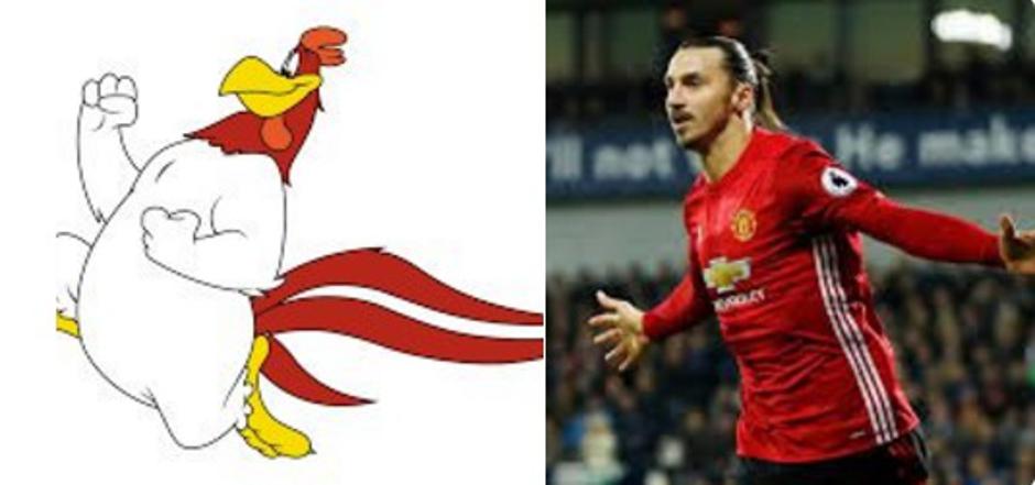 ibrahimović petelin foghorn leghorn | Avtor: Reševalni pas/Twitter