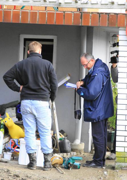 Popisovanje škode poplavah