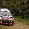 Hirvonen Citroen reli WRC Portugalska druga etapa Tavira