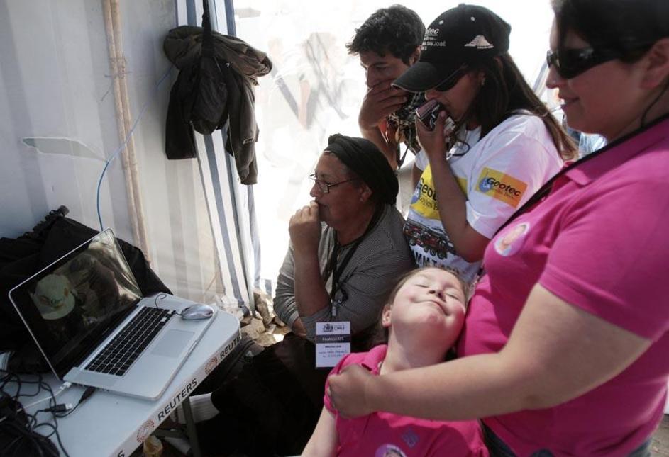 Čile, rudarji, vrtanje, reševalni jašek, reševanje, vrtina