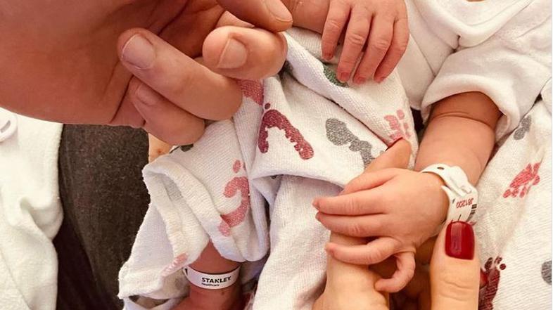 Luka Dončić objavil fotografijo svoje prvorojenke Gabriele.