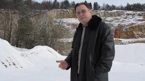 Inšpektor je kamnolome obiskal pozimi, zato so na pobudo Sergeja Časa (na fotogr