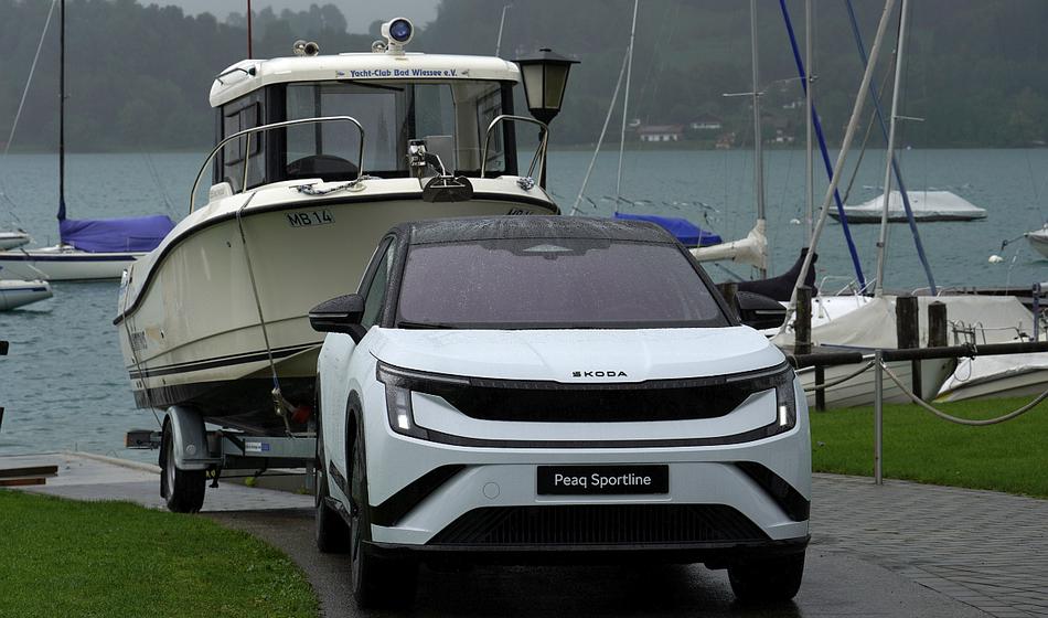 Škoda peaq, prva vožnja električnega velikana