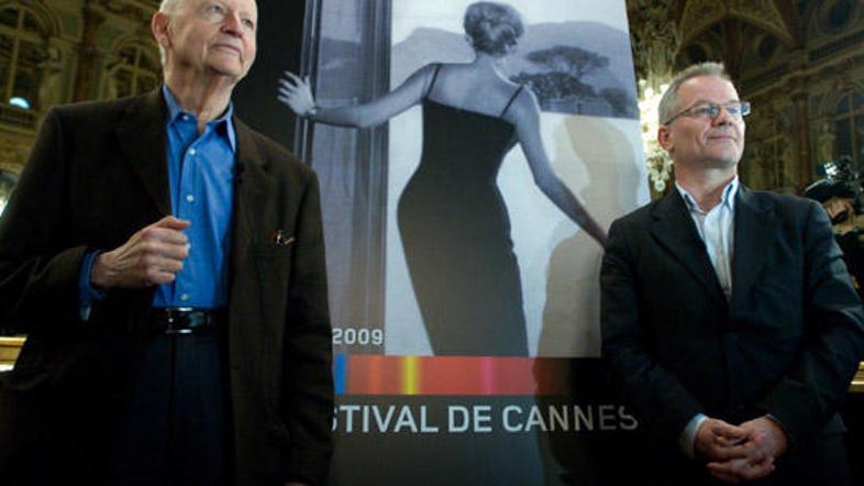 Gilles Jacob, predsednik 62. filmskega festivala in Thierry Fremaux, delegat fes
