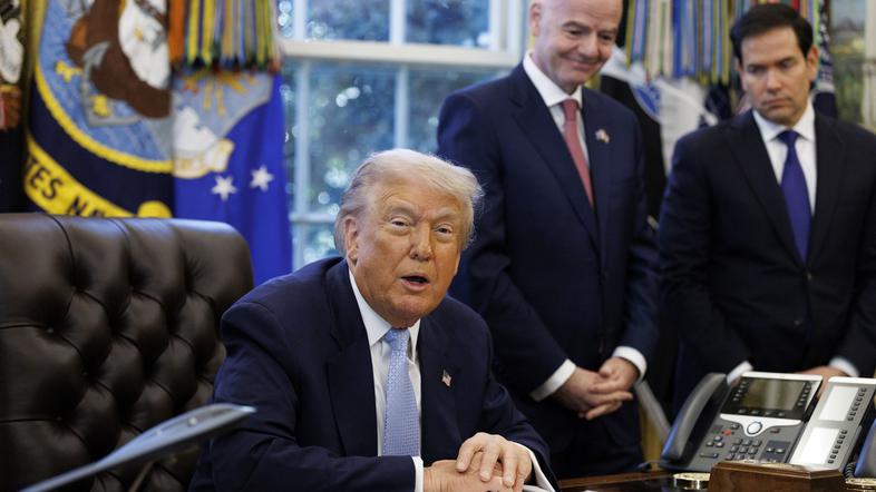 Donald Trump Gianni Infantino