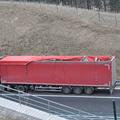 Slovaški tovornjakz raztrgano cerado 