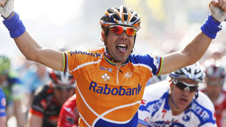 Oscar Freire je na seznam dobljenih dirk dodal še Gent-Wevelgem.