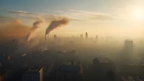 mesto smog podnebne spremembe