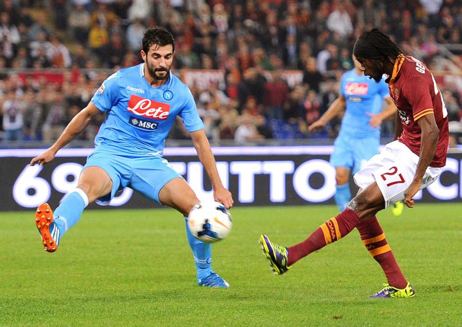 Raul Albiol Gervinho Roma Napoli Serie A