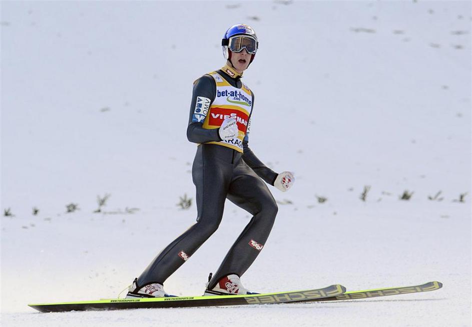 Schlierenzauer Harrachov poleti jutranja tekma svetovni pokal smučarski skoki