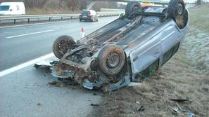 Prometna nesreča AC Šentrupert 
