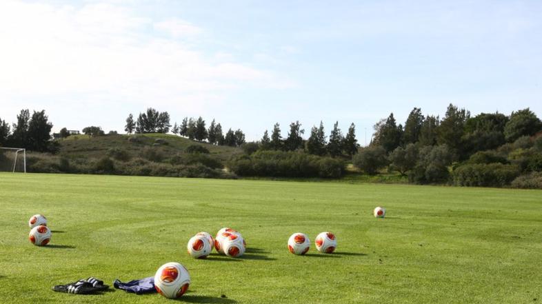 Maribor Jerez trening Evropska liga šestnajstina finala igrišče zelenica