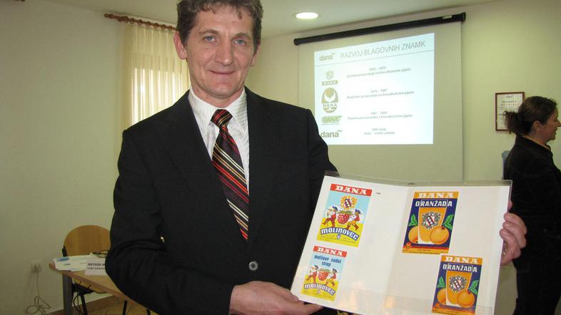 Marko Hren, direktor Dane, z etiketo malinovca, vrsto let pri nas najpopularnejš