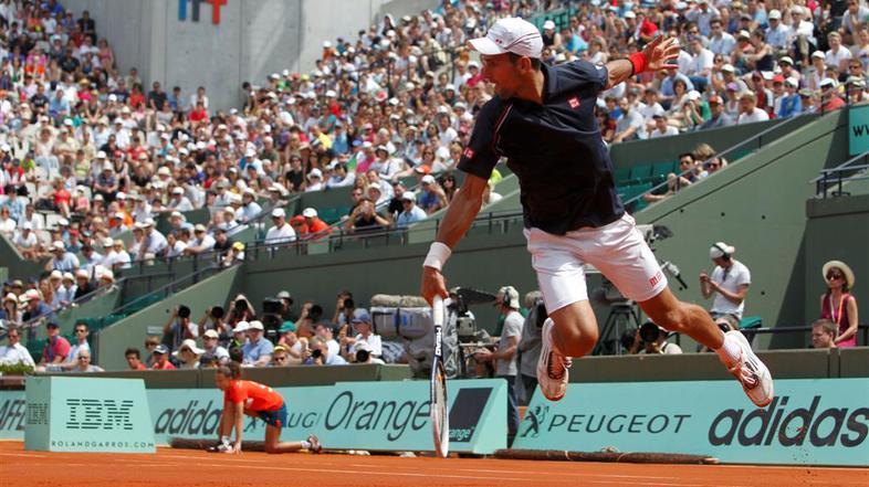 Djoković Đokovič Kavčič OP Francije Roland Garros drugi krog
