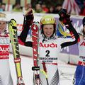 Zmagovita trojica po slalomu