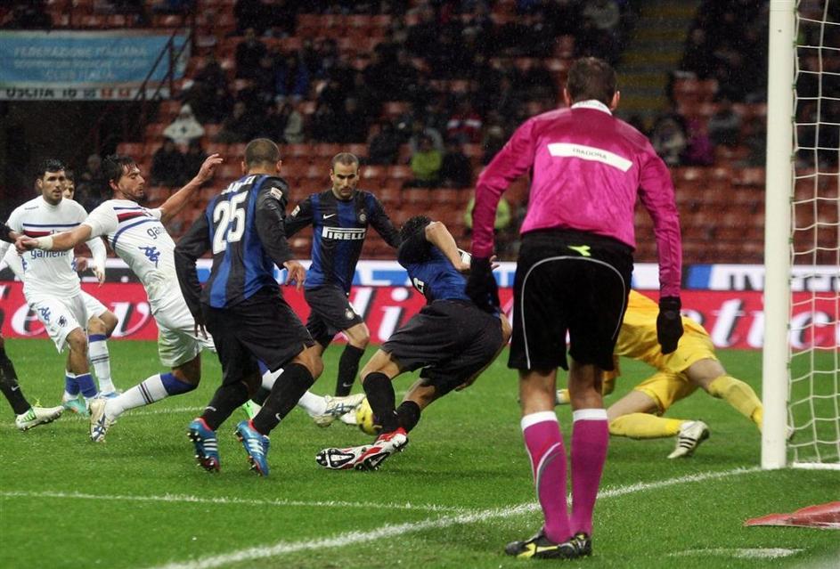 Munari sodnik Handanović Inter Milan Sampdoria Serie A Italija liga prvenstvo