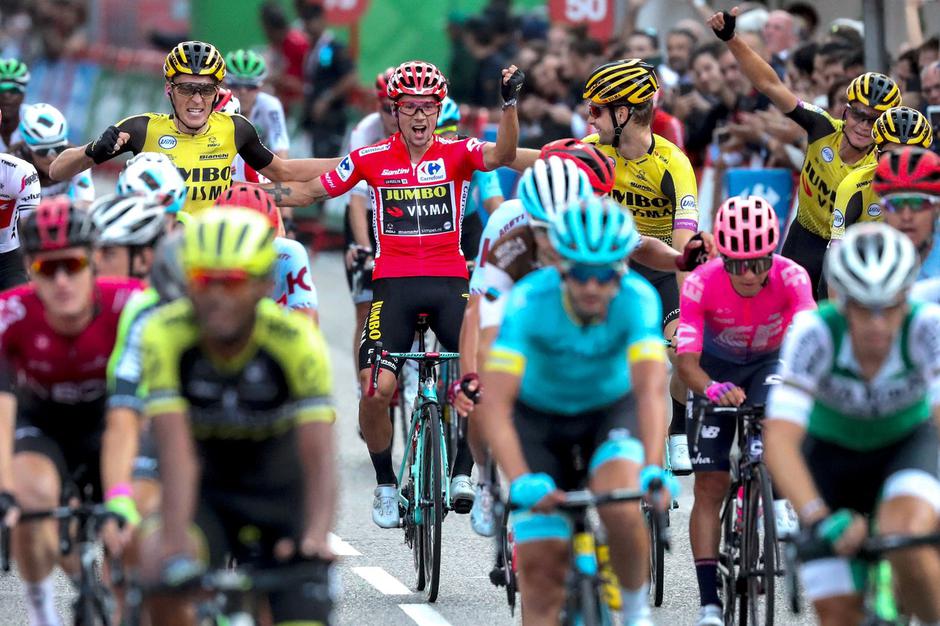 Lennard Hofstede in Primož Roglič | Avtor: Profimedia