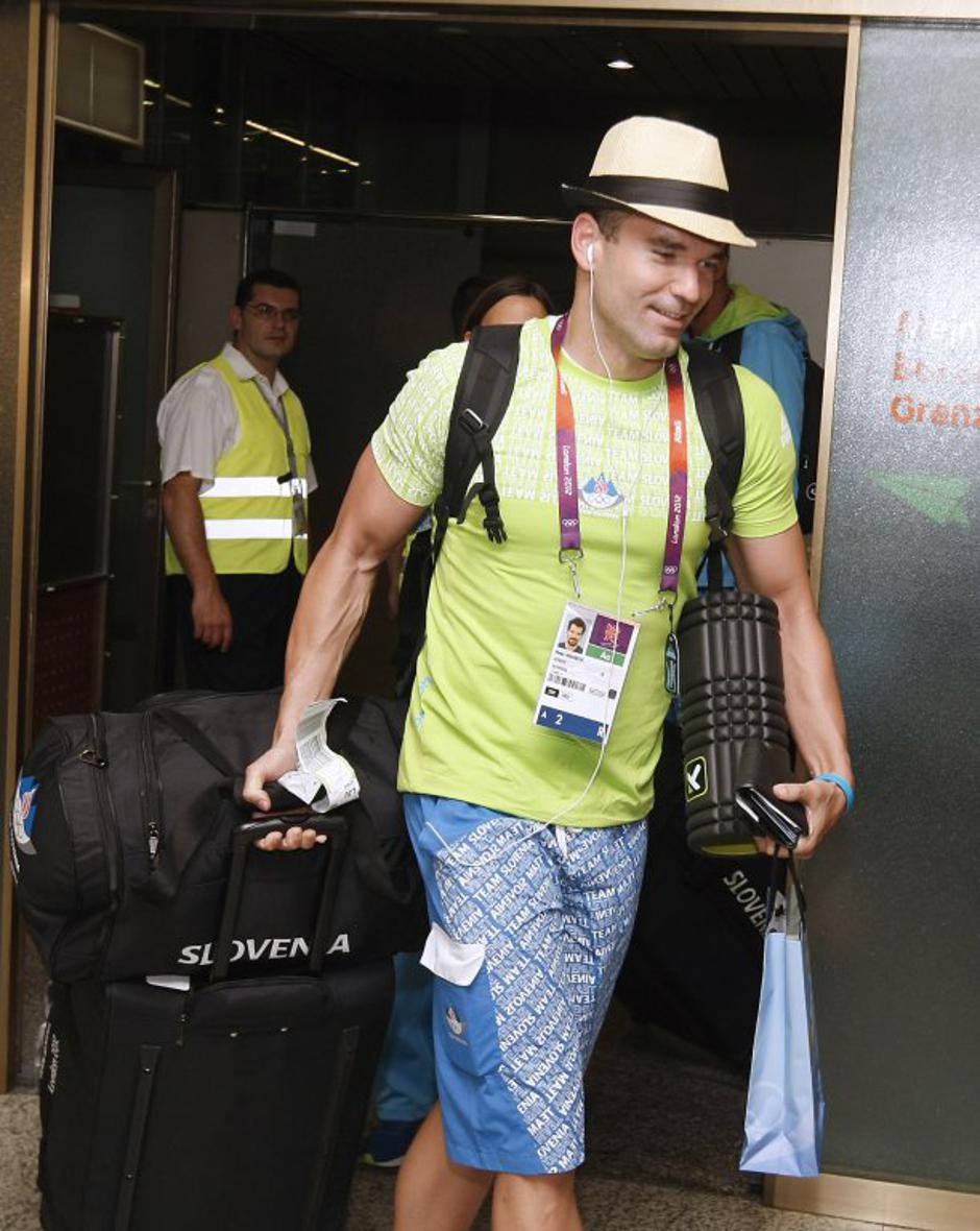 mankoč prihod brnik olimpijske igre | Avtor: Saša Despot