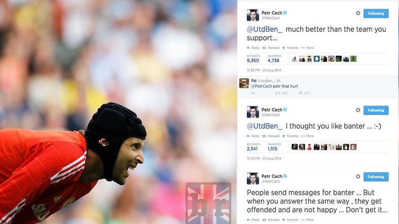 Petr Čech Twitter kralj Twitterja 