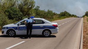 Hrvaška policija zapora lokalna cesta