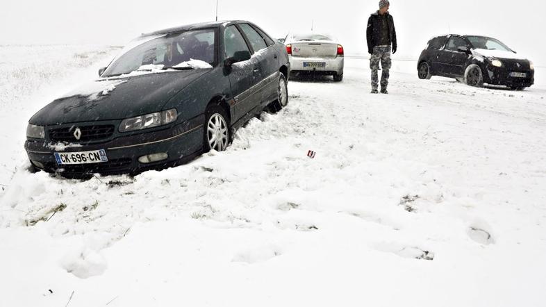 Sneg  sever Francije 