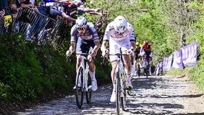 Tadej Pogačar in Mathieu van der Poel