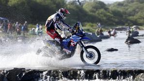 Dakar motor motociklist reka voda