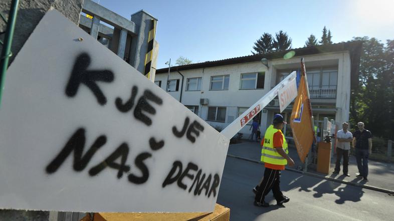 slovenija 30.08.12, CPL, stavka, stavka delavcev CPL, Cestno podjetje Ljubljana,