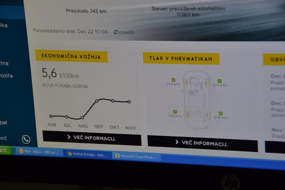Opel OnStar | Avtor: Gregor Prebil