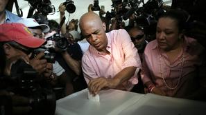 Uradno naj bi bil Martelly potrjen za zmagovalca 16. aprila. (Foto: EPA)