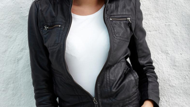 usnjena jakna ženska moda