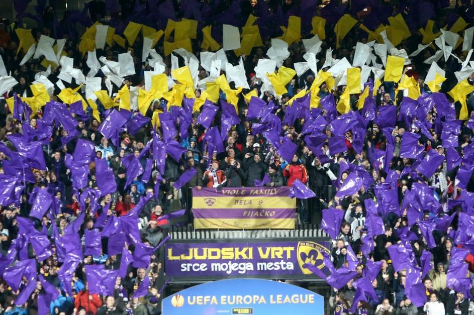 navijači Maribor Sevilla Evropska liga 1/16 finala Ljudski vrt