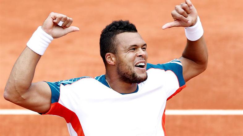 Tsonga Wawrinka četrti krog osmina finala OP Francije Roland Garros
