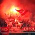 Lille Bayern München Liga prvakov navijači bakle bakla dim