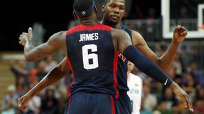 LeBron James Kevin Durant ZDA olimpijske igre London 2012