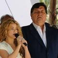 Kolumbijska pevka Shakira (na fotografiji s perujskim predsednikom Alanom Garcio