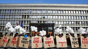 Protest Dijaške organizacije Slovenije