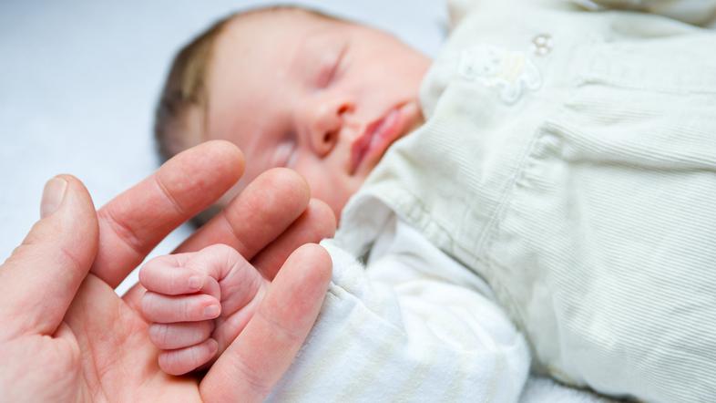 oče, otrok, dojenček