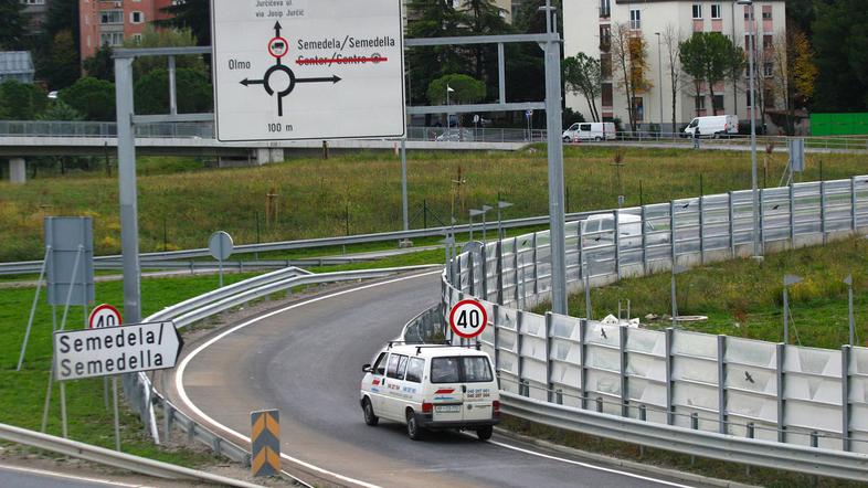 Izvoz za Semedelo bo zaprt. Voznikom iz izolske strani preostane izvoz Slavček t