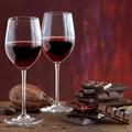 rdeče vino, čokolada